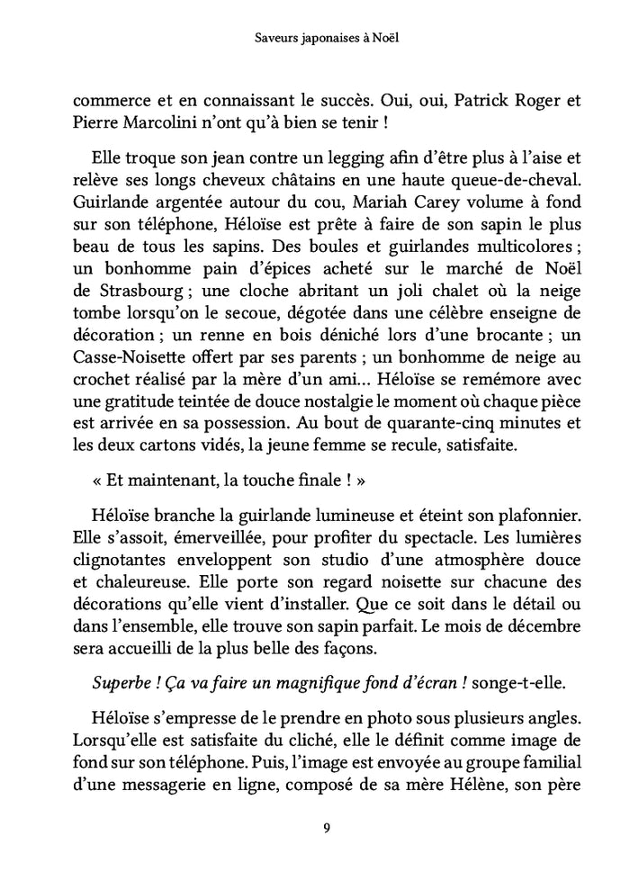 Saveurs japonaises à Noël