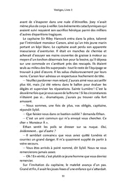 Vestiges, Livre 3