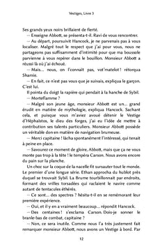 Vestiges, Livre 3