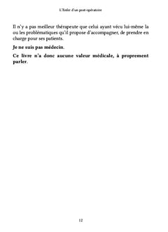 L'Enfer d'un post-opératoire