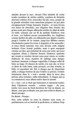Parmi les dunes: Cinq chants enfuis