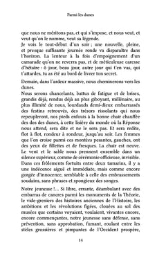 Parmi les dunes: Cinq chants enfuis