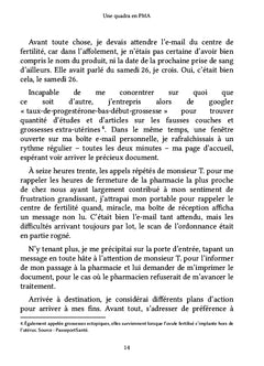 Une quadra en PMA