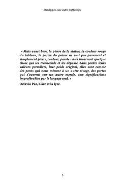 Standpipes, une autre mythologie