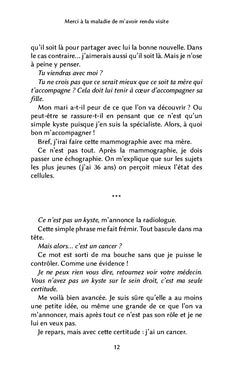 Merci à la maladie de m'avoir rendu visite