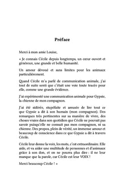 Vos animaux vous parlent