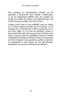 Vos animaux vous parlent