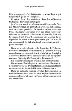 Islam, pluriel ou unitaire ?