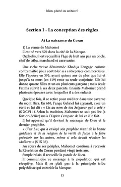 Islam, pluriel ou unitaire ?
