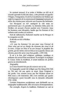 Islam, pluriel ou unitaire ?