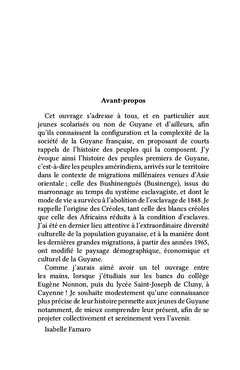 Guyane - Histoire et culture