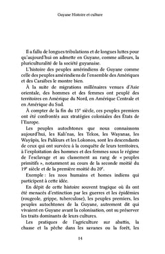 Guyane - Histoire et culture