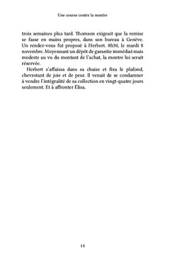 Une course contre la montre