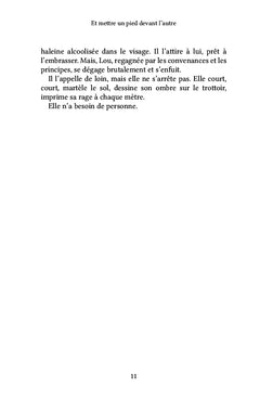 Et mettre un pied devant l'autre