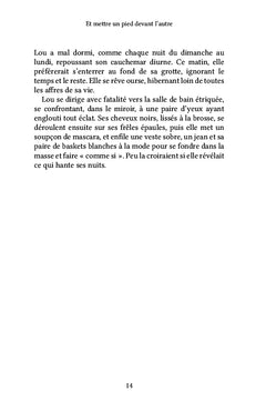 Et mettre un pied devant l'autre