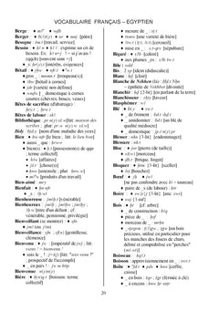 Mots et noms de l'Egypte ancienne