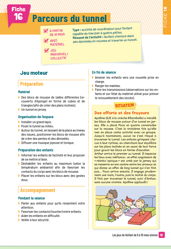 120 activités et jeux pour les 0-6 ans