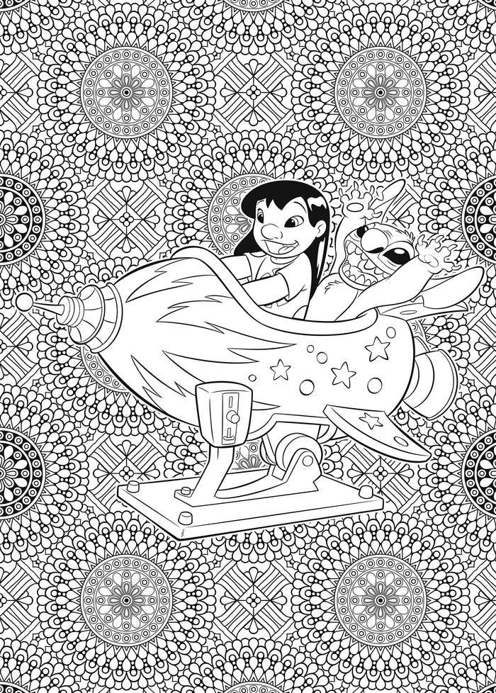 Atelier de coloriages - Mandala Stitch