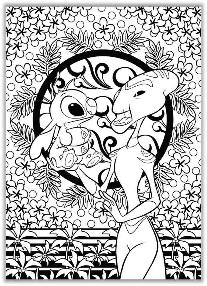 Atelier de coloriages - Mandala Stitch