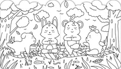 coloriages animaux câlins