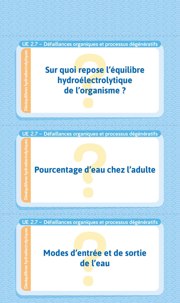 Flashcards IFSI.  UE 2 et UE 4 du semestre 4