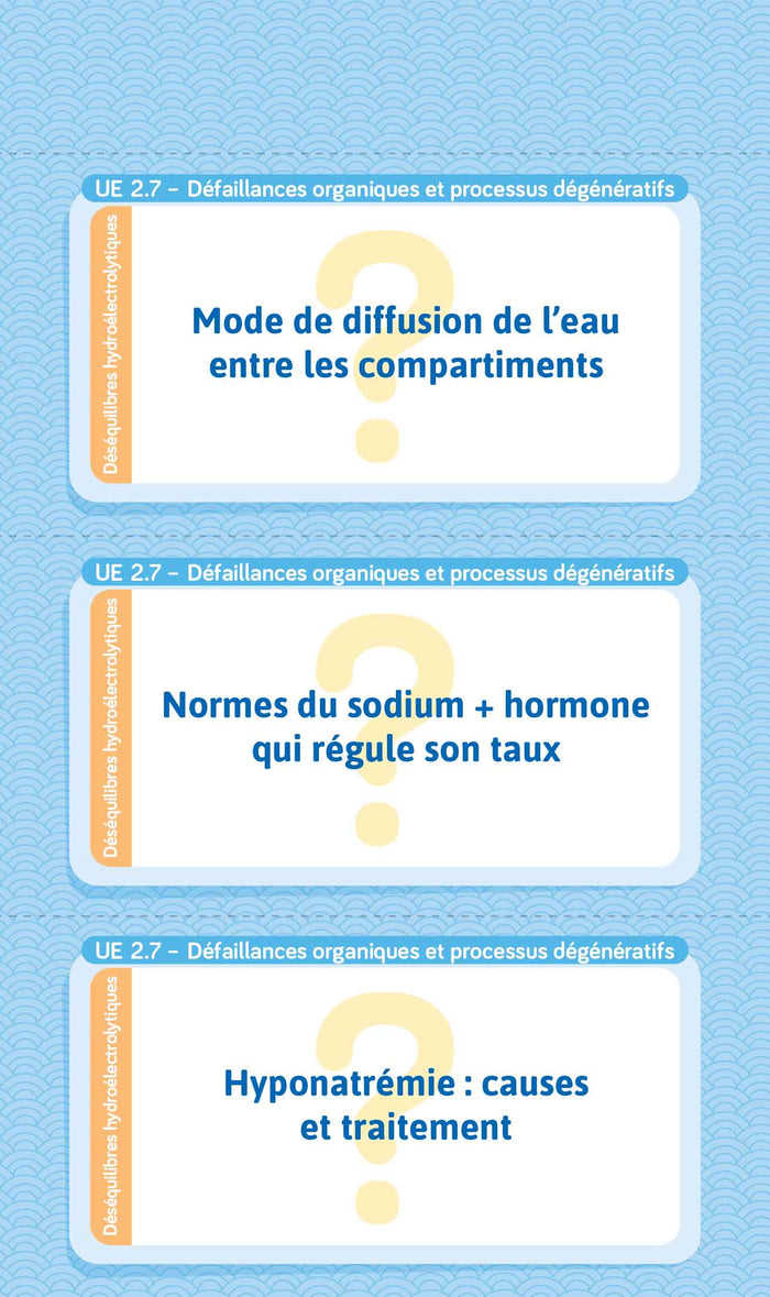 Flashcards IFSI.  UE 2 et UE 4 du semestre 4