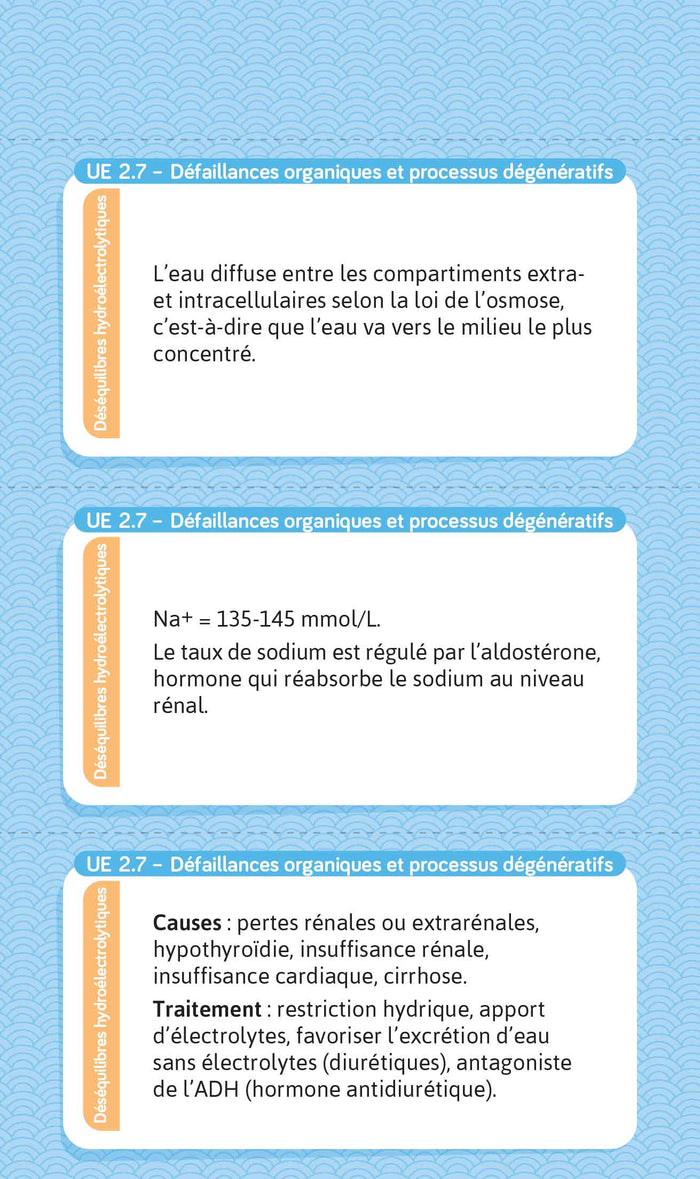 Flashcards IFSI.  UE 2 et UE 4 du semestre 4