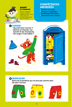 Cahier de vacances - Les incollables - Toute Petite Section à Petite Section