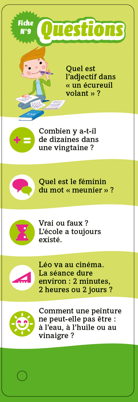 Les incollables - 250 quiz pour réviser - Du CE1 au CE2