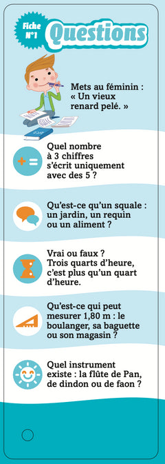 Les incollables - 250 quiz pour réviser - Du CE1 au CE2