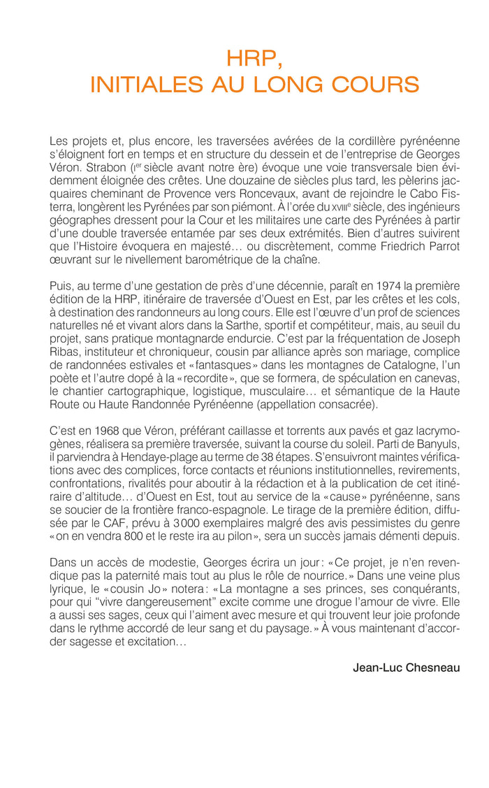 HRP Haute Randonnée Pyrénéenne