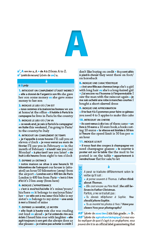 Dictionnaire Larousse poche Anglais