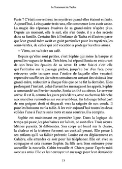 Le Testament de Tacha