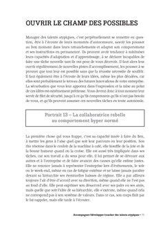 Manager les talents atypiques