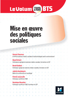 Le Volum' BTS - Mise en oeuvre des politiques sociales - 7e édition - Révision