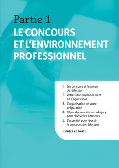 Réussite Concours - Rédacteur territorial/principal - 2025-2026