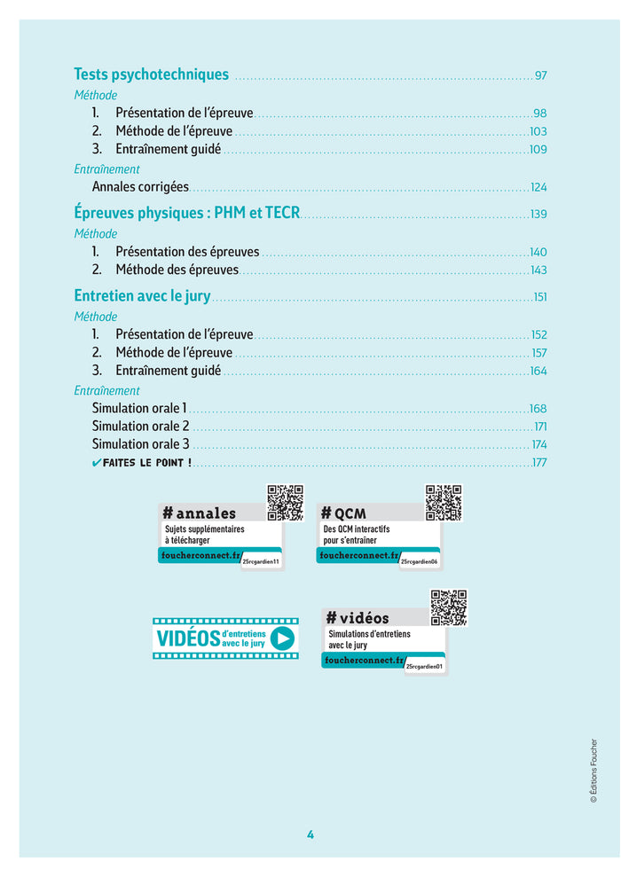 Réussite Concours - Gardien de la paix - 2025-2026