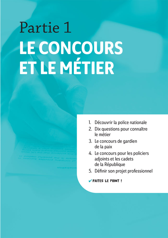 Réussite Concours - Gardien de la paix - 2025-2026