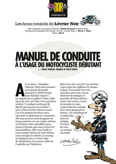 Manuel de conduite à l'usage du motocycliste débutant