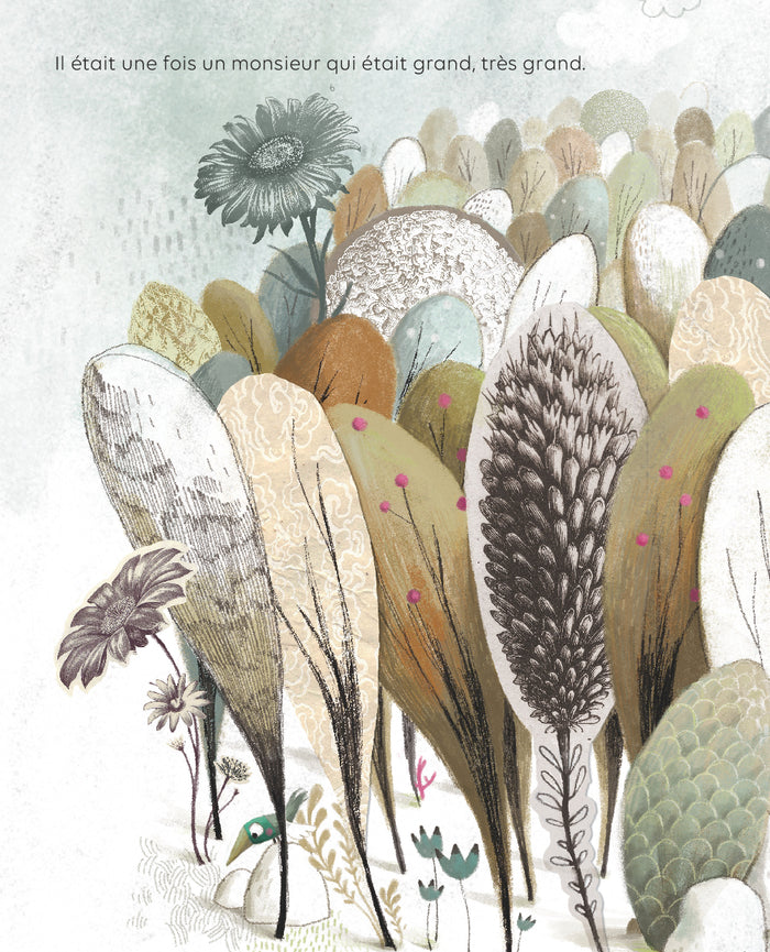 Le grand papa et sa toute petite fille