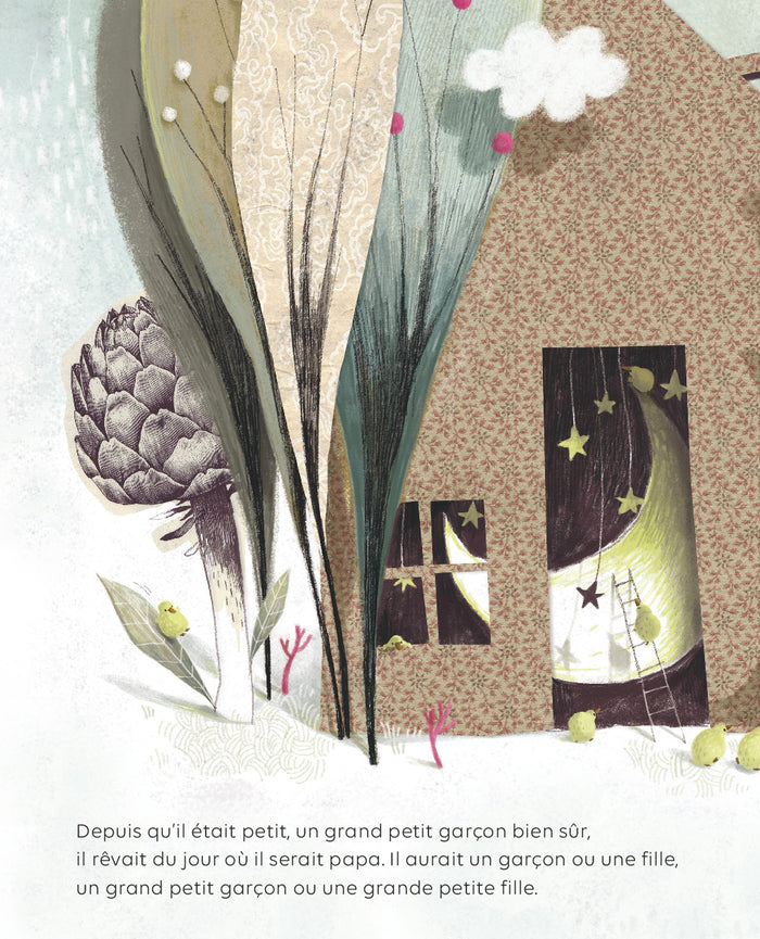 Le grand papa et sa toute petite fille