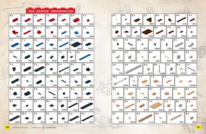 Léonard de Vinci - Construis ses inventions en briques LEGO