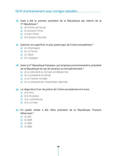 Gardien de la paix – QCM de culture générale (Concours 2024-2025)