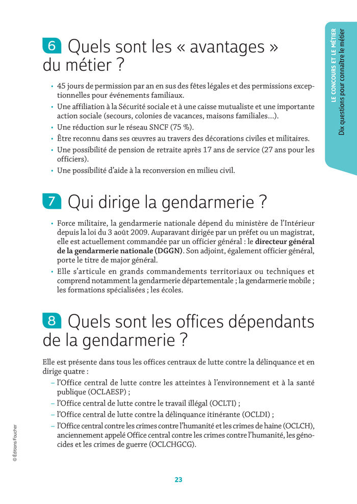 Réussite Concours - Sous-officier de gendarmerie - 2025-2026- Préparation complète