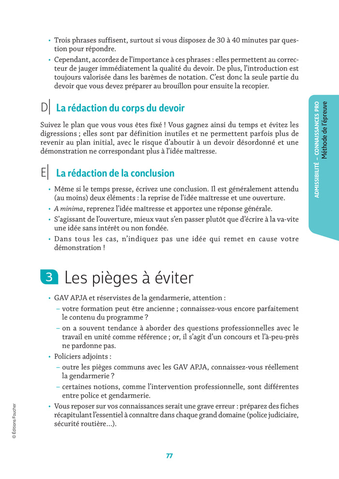 Réussite Concours - Sous-officier de gendarmerie - 2025-2026- Préparation complète