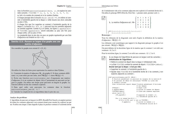 Informatique avec Python - Exercices incontournables