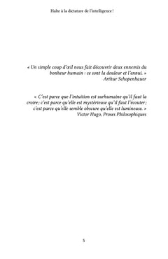 Halte à la dictature de l'intelligence !