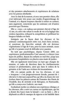 Thérapie brève avec le cheval