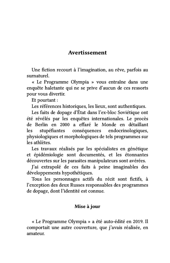 Le Programme Olympia