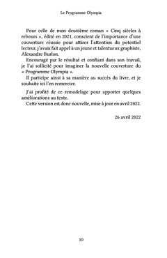 Le Programme Olympia